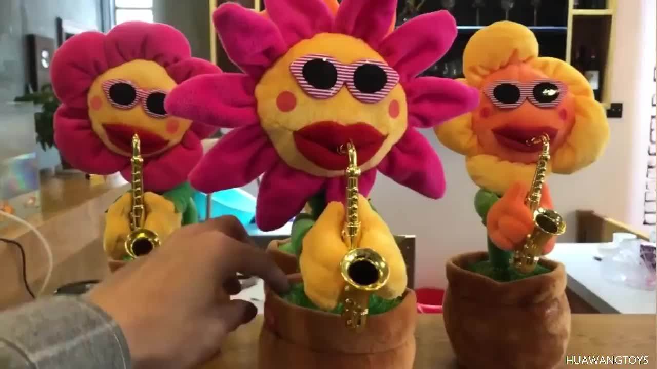 2019 Wholesale Solar Powered Sound Activated Dancing Flower Toy Buy