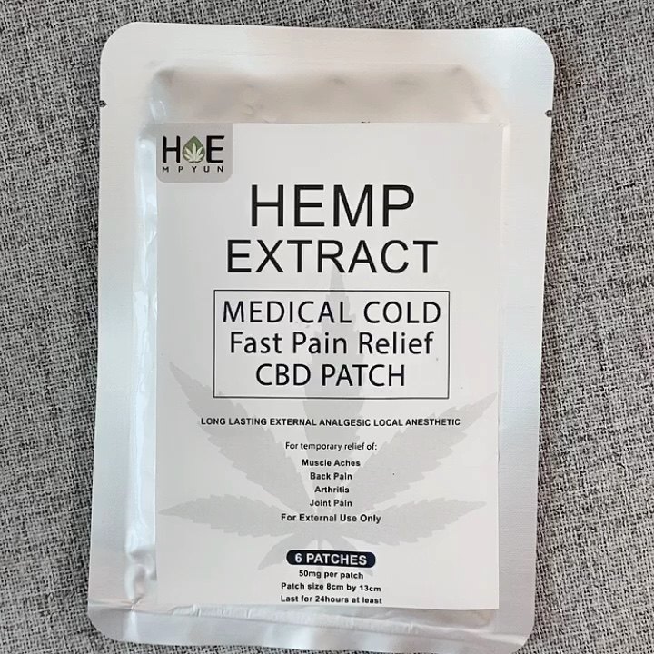 Hempyun24 Hours Cbd Patch Muscle Pain Relief Pure Cannabidiol Patch