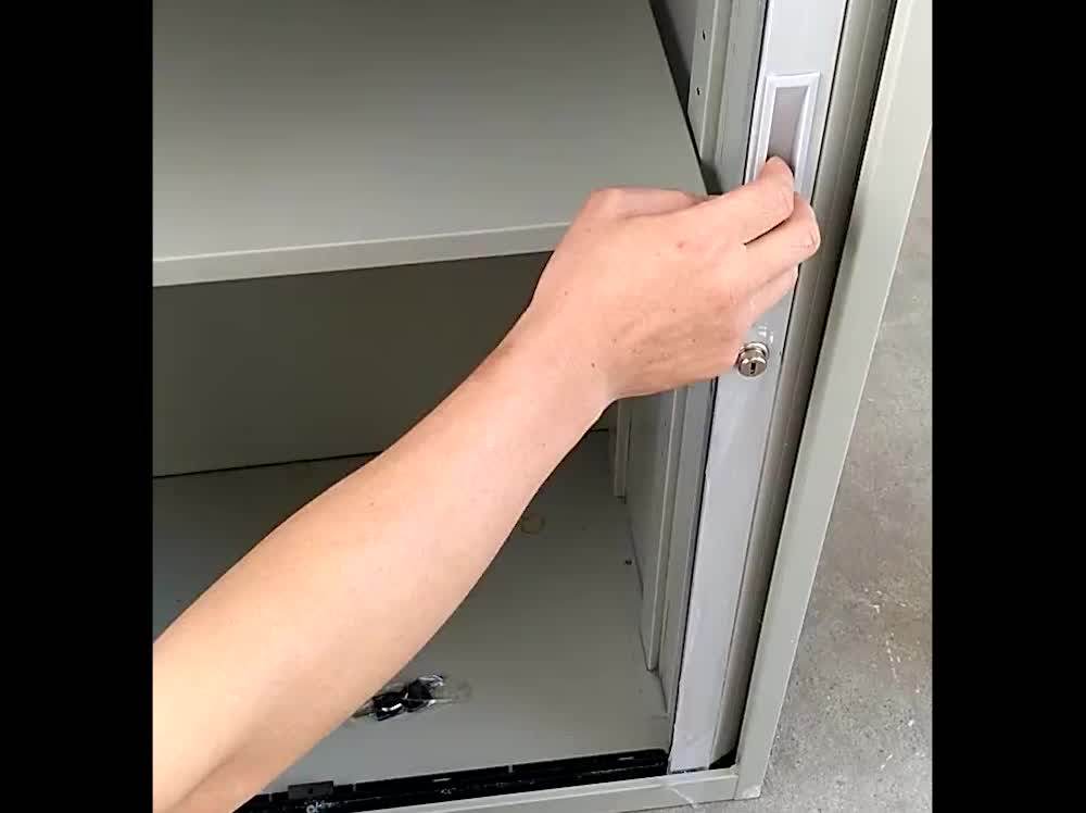 Ruizhan Kitchen Roller Cabinet Horizontal Slatted Plastic Tambour Door