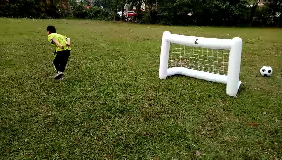 Inflatable Soccer Goal Post Net Outdoor Portable Mini Inflatable Pvc