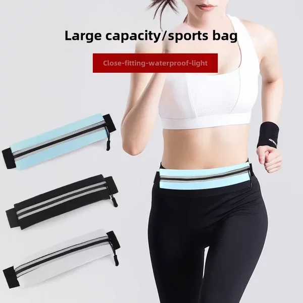 New Cross-Border Running Close-Fitting Casual Korean Style Crossbody Bag Sports Mobile Phone Waist Bag Multi-Functional Manufacturer Spot Wholesale