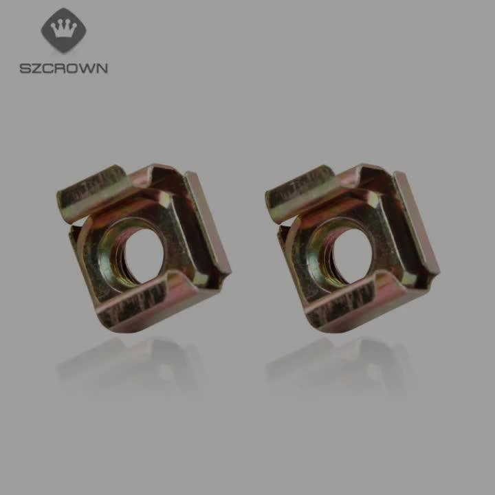 Zinc Plated Spring Steel M6 Clip Nut Square Lock Cage Nut Buy High