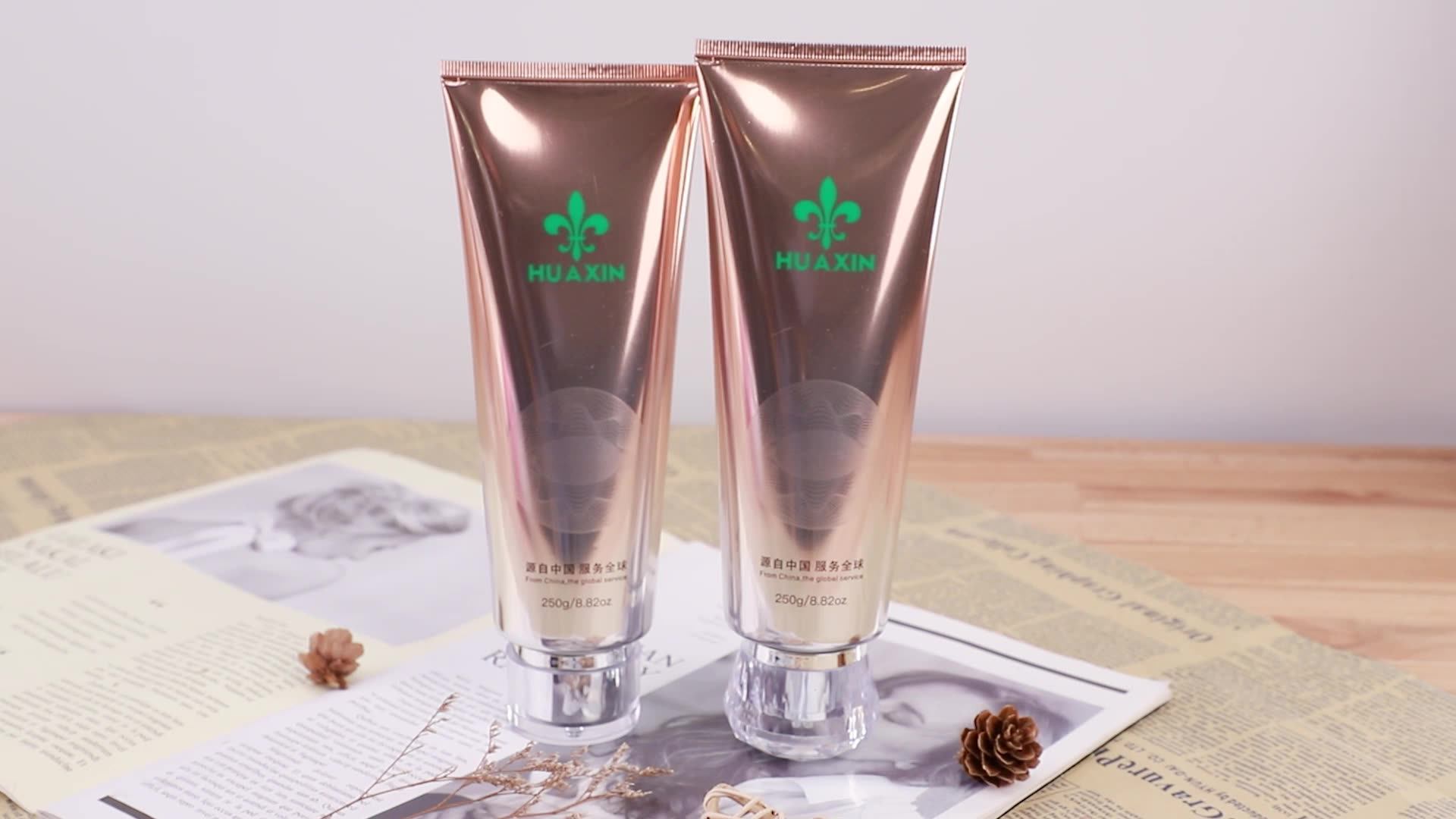 2 Layers Face Wash Cream Tube Evoh Plastic Tube Cosmetic Packaging