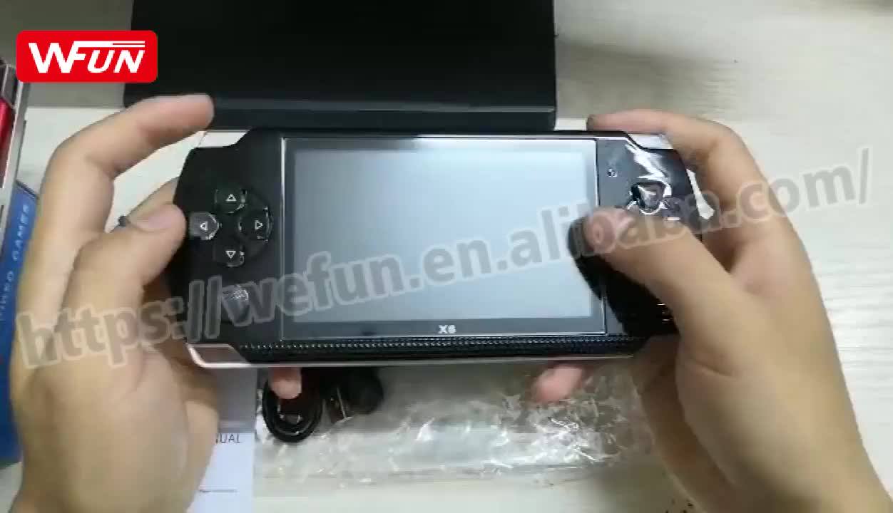 Multifunctional Portable X6 Handheld Game Console 64/128 Bit 10000 Games Video Game Consoles
