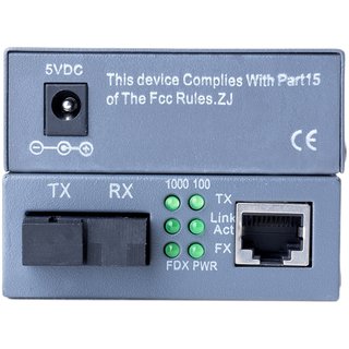 LHGD千兆单模单纤光纤收发器HTB-GS-03AB千兆收发器光电转换器外置电源一对