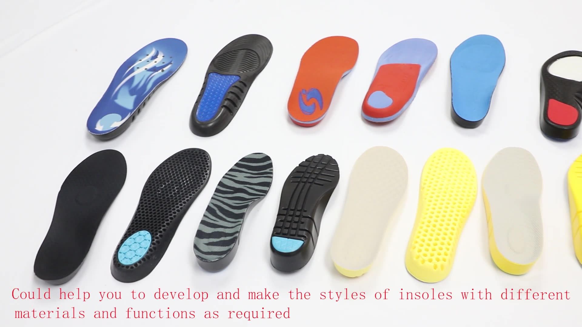 China Cooling Eva Shoe Arch Support Inner Soles Pu Foam Pad Diabetic