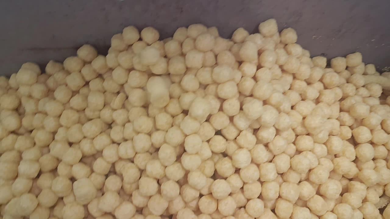 Puffed Corn Sticks Food Production Line Machine Core Filling Snacks ...