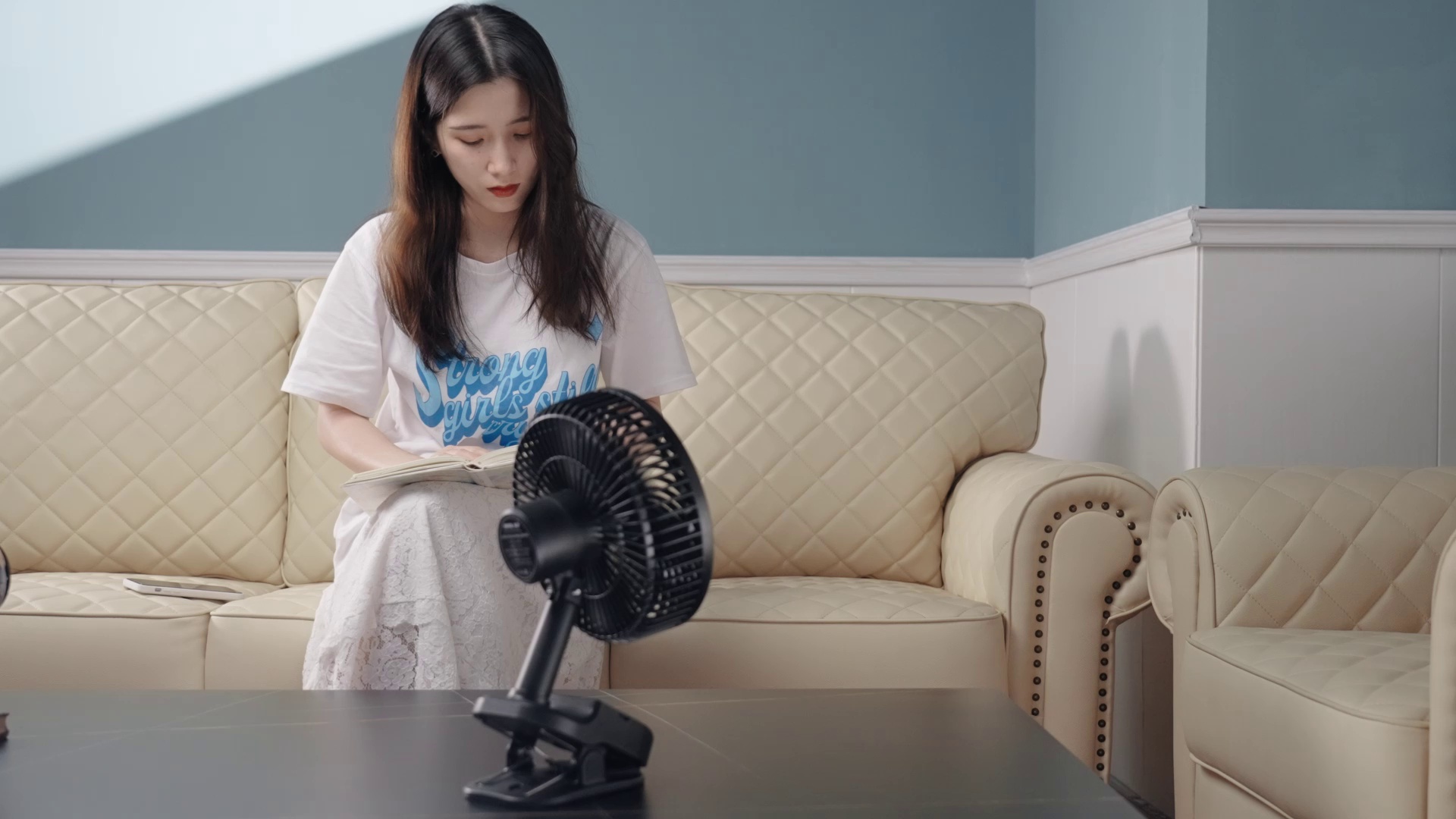 quạt tích điện mini cầm tay OPOLAR quạt nhỏ im lặng văn phòng máy tính để bàn di động ký túc xá sinh viên quạt giường nhỏ cắm trại ngoài trời phun lắc đầu hẹn giờ kẹp quạt tuổi thọ cao quạt sạc USB gió cao quạt tích điện tiross ts9173 