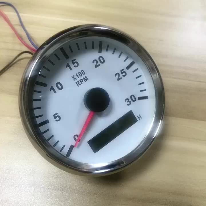 63473P STERLING SERIES GAUGE 3" Tachometer 0-7000 RPM For O/B & 4 - Foto 4