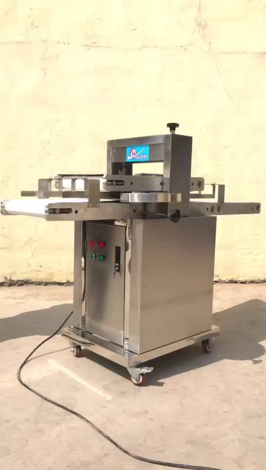 commercial hot dog hamburger bun slicer bun slicing machine, View
