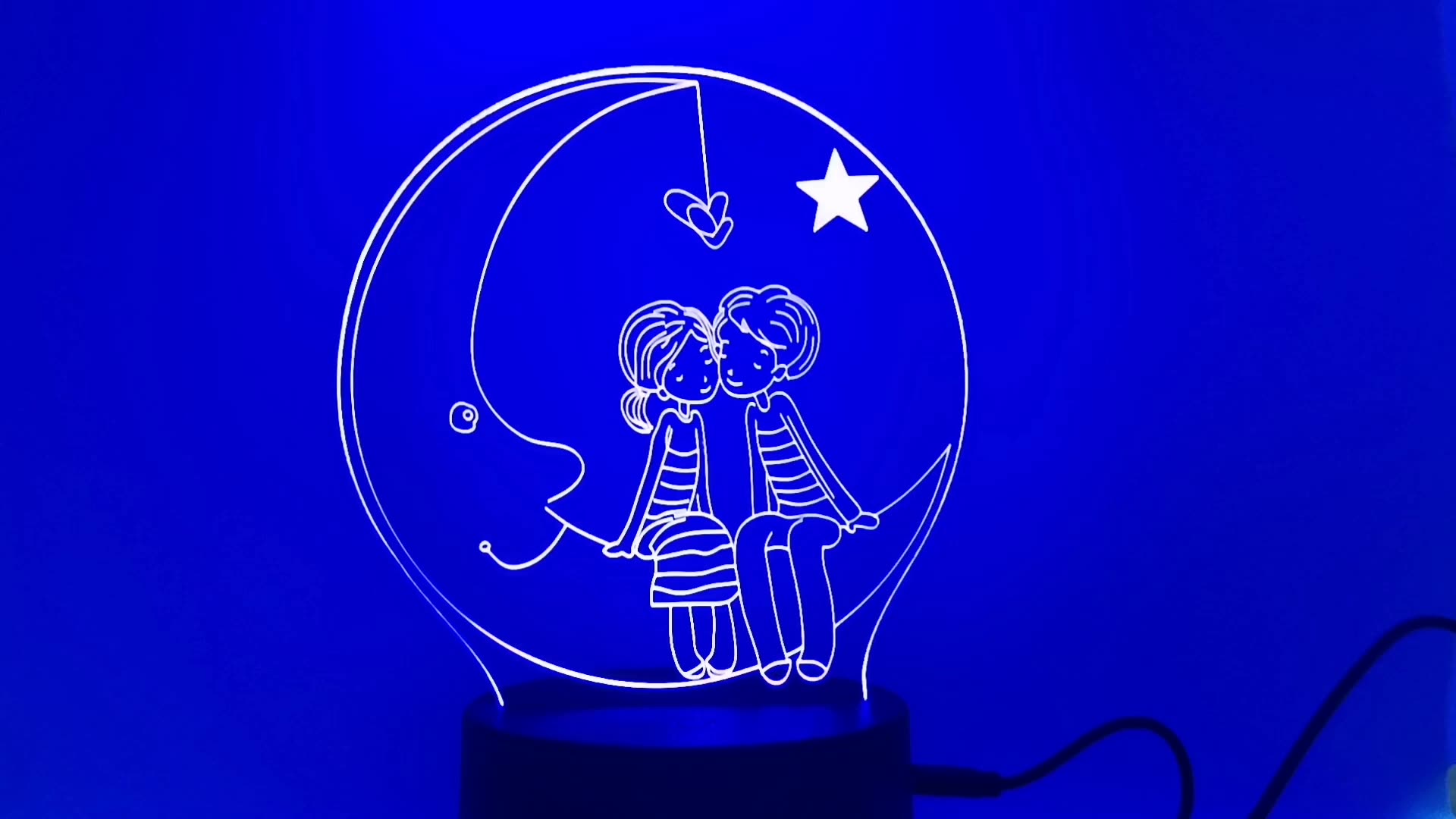 Bedside Lamp Neon Home Decor Lighting,Santa Claus Shape Led Christmas