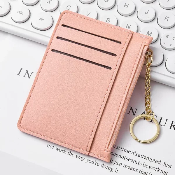 Ultra-Thin New Card Holder for Women, Compact, Simple, Multi-Card Slot Zipper Coin Purse, Large Capacity Id Card Holder, Card Holder Wholesale