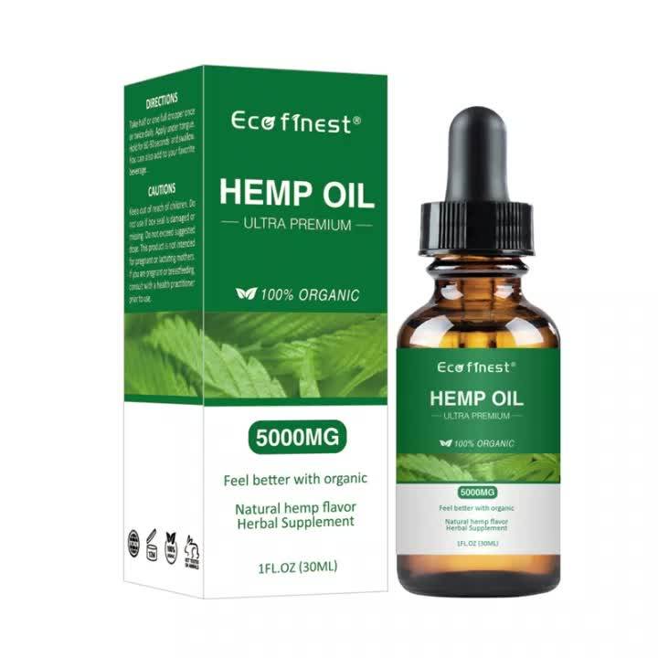 Eco Finest Organic Hemp Oil For Pain Relief Sale Anxiety Relief Lower