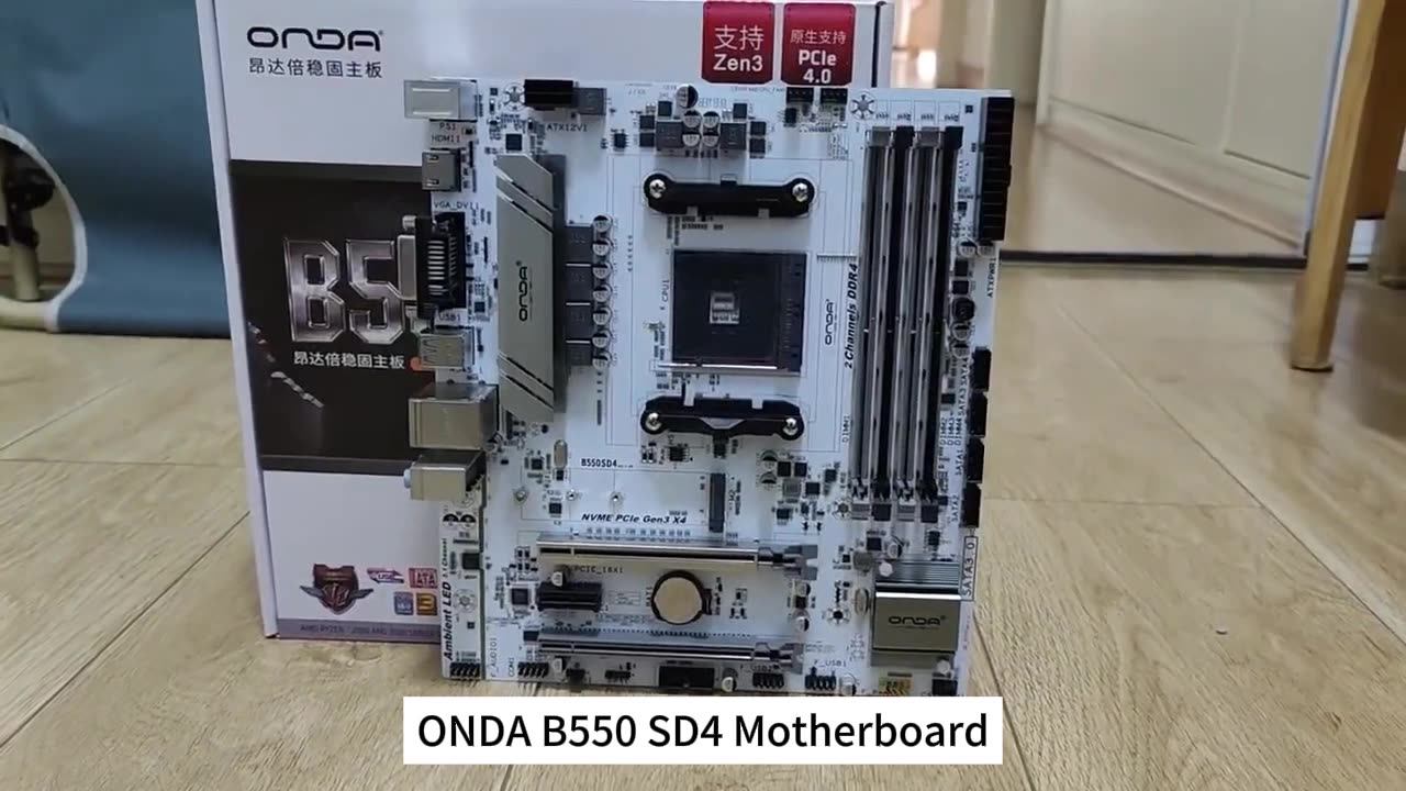 ONDA B550 SD4-W Micro-ATX Motherboard, DDR4, AMD AM4 Socket