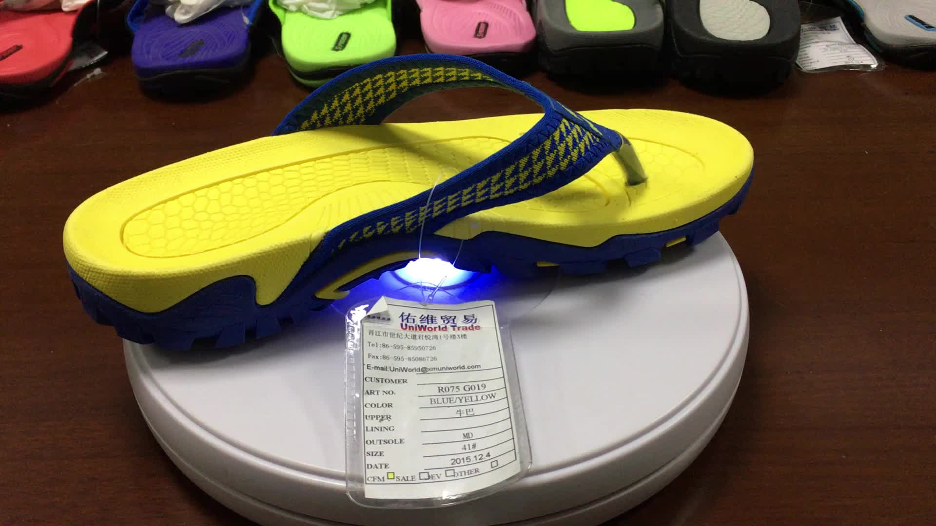 Summer Spa Fashion Walking Beach Men Rubber Sandals Flip Flops Slipper