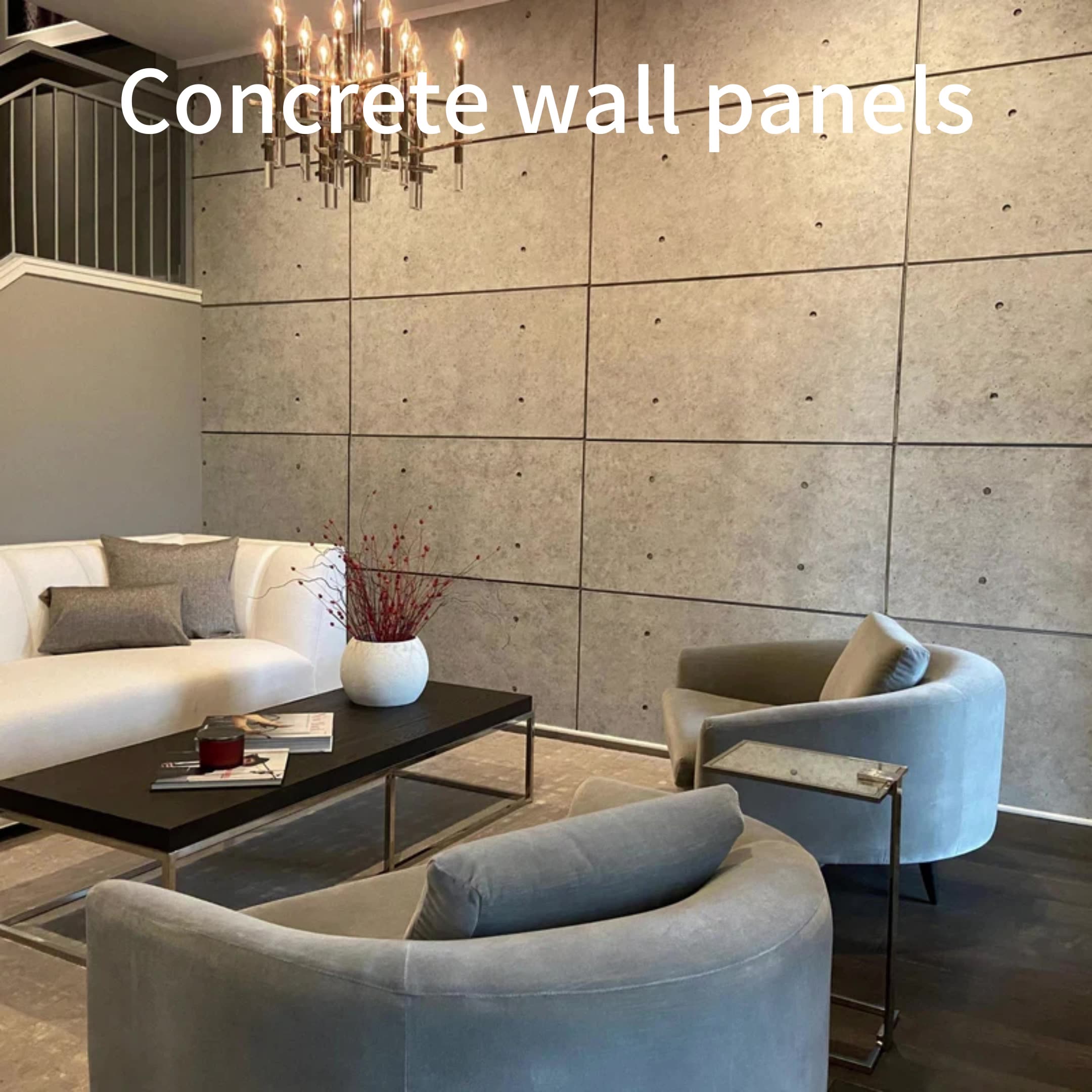 Cement Fiber Fairfaced Concrete Board Fireproof Class A Decorative