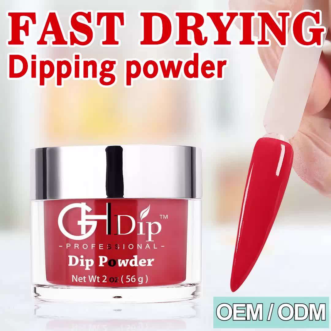 Custom Private Label Fast Drying Dipping Powder 3 In 1 Set Color Match