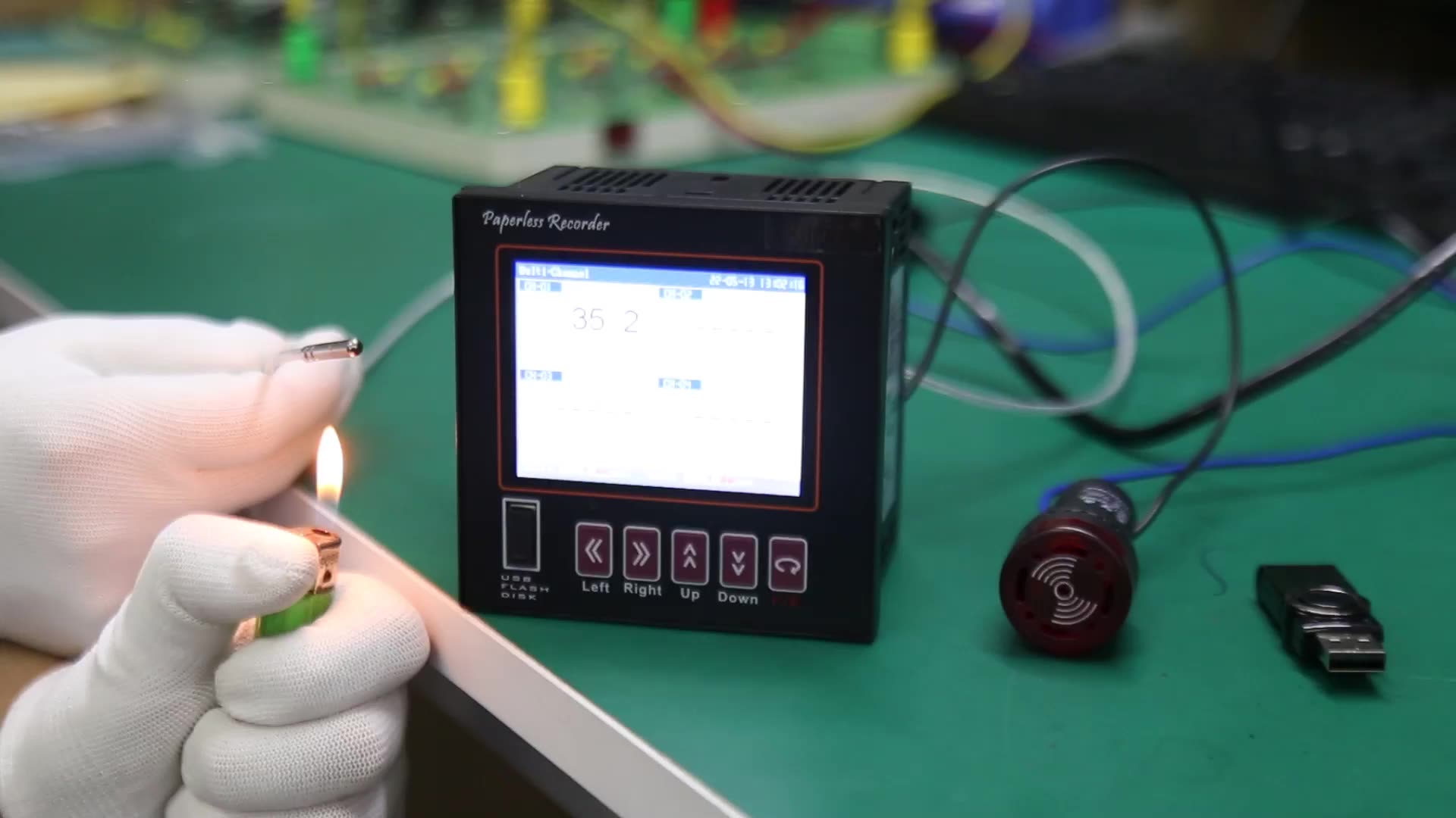 High Quality Color Display Universal Paperless Temperature Chart