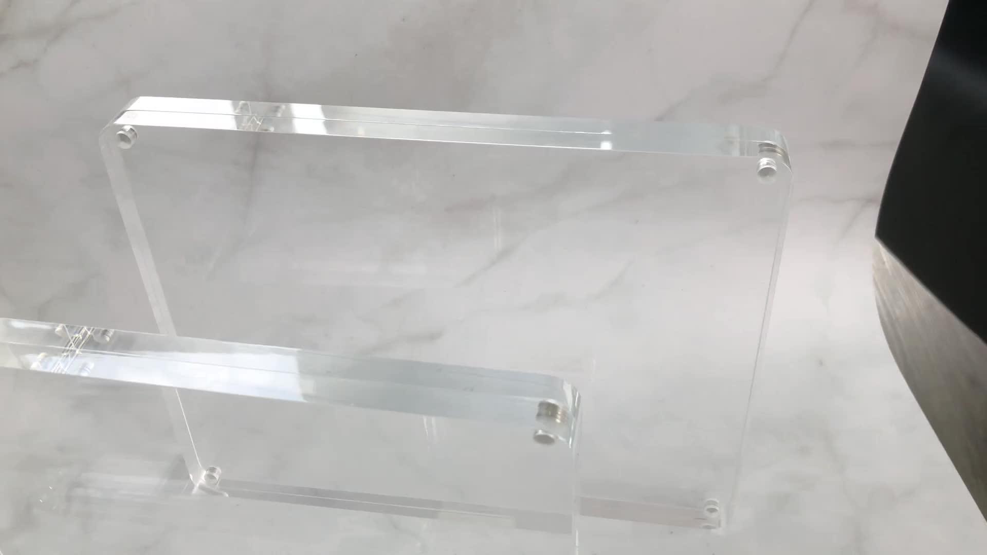 Wholesale 4x6 5x7 16x20 20x30 Clear Acrylic Photo Frame