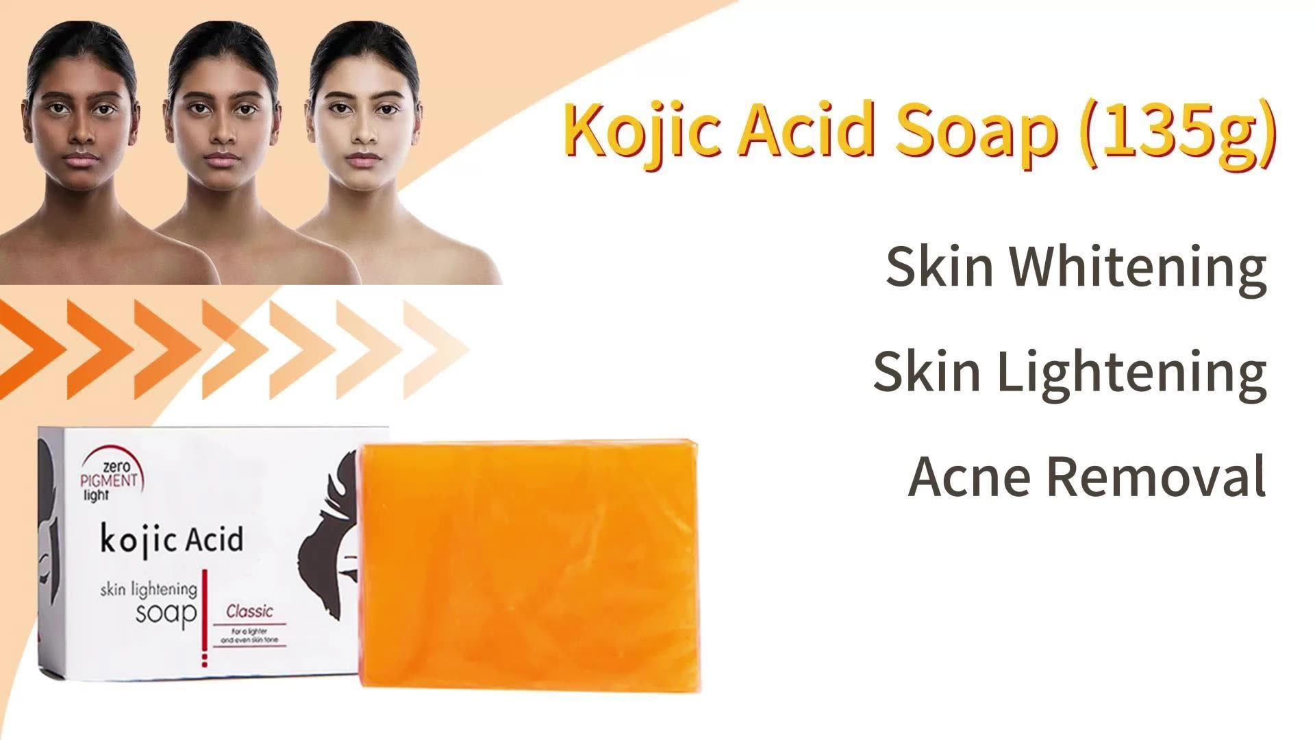 Factory Custom Kojic Acid White Papaya Soap Turmeric Papaya With Kojic