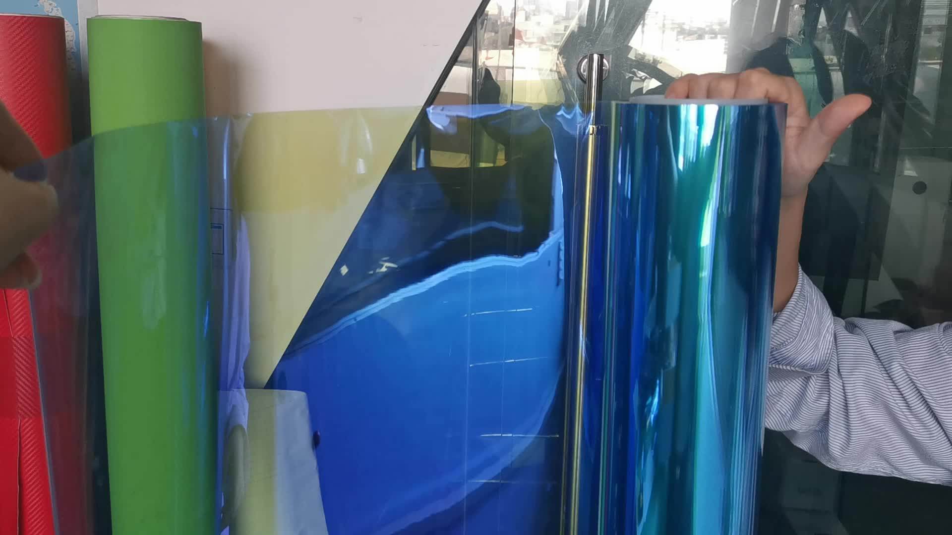 Polarized Window Film Roll Vlt 90 Purple Chameleon Tinting Film For