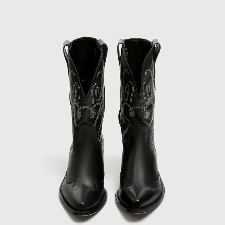 Western Boots Cowgirl Cowboy Knee High 