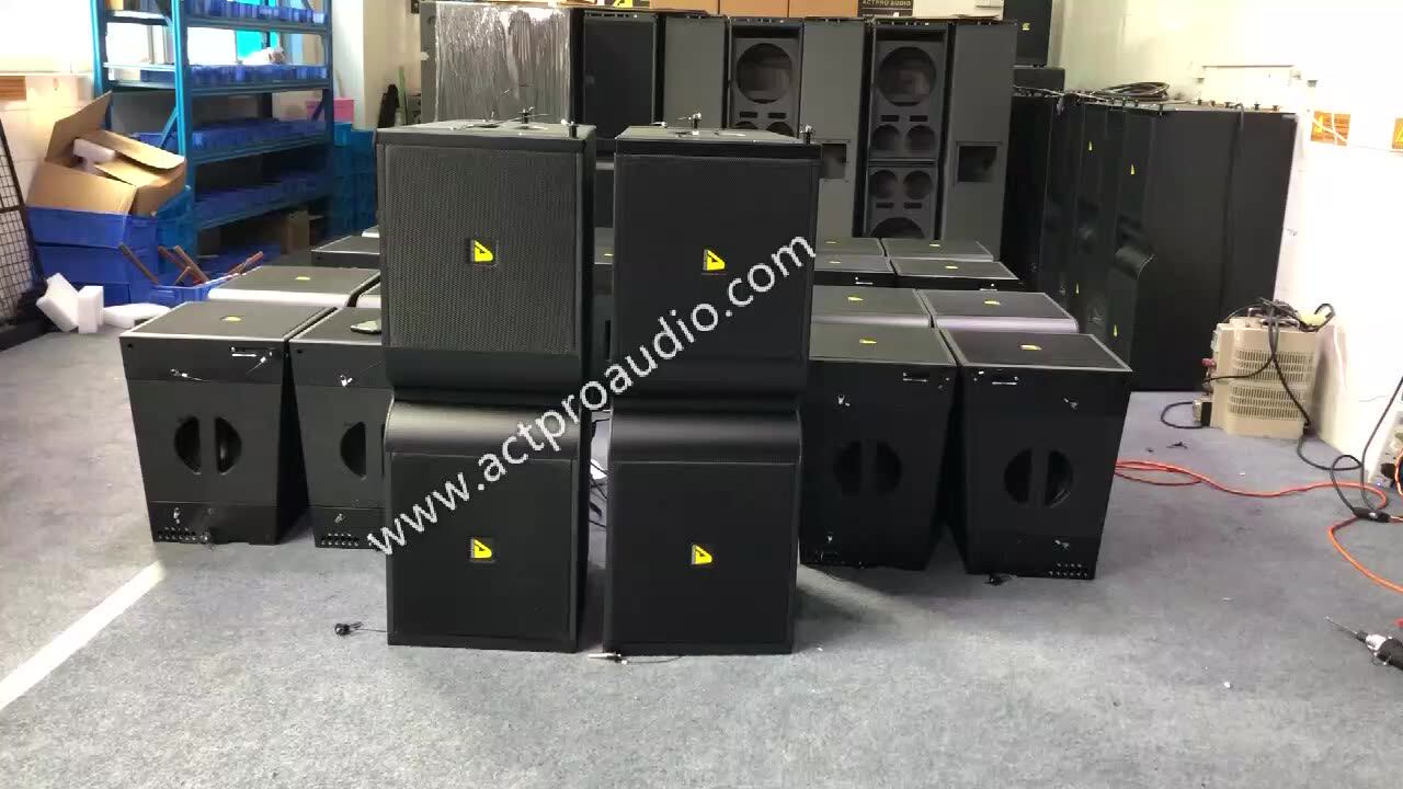Actpro Kr210 Line Array Speaker Double 10 Inch Professional Active Power Sound Speaker With Dual 