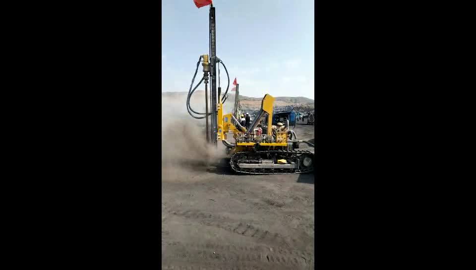 Air Pressure Dth Portable Machine Crawler Drilling Rig For Marble
