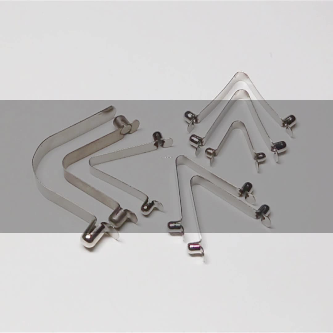 V Shape Spring Clip With Button Buy V Shape Spring Clip With Button,V