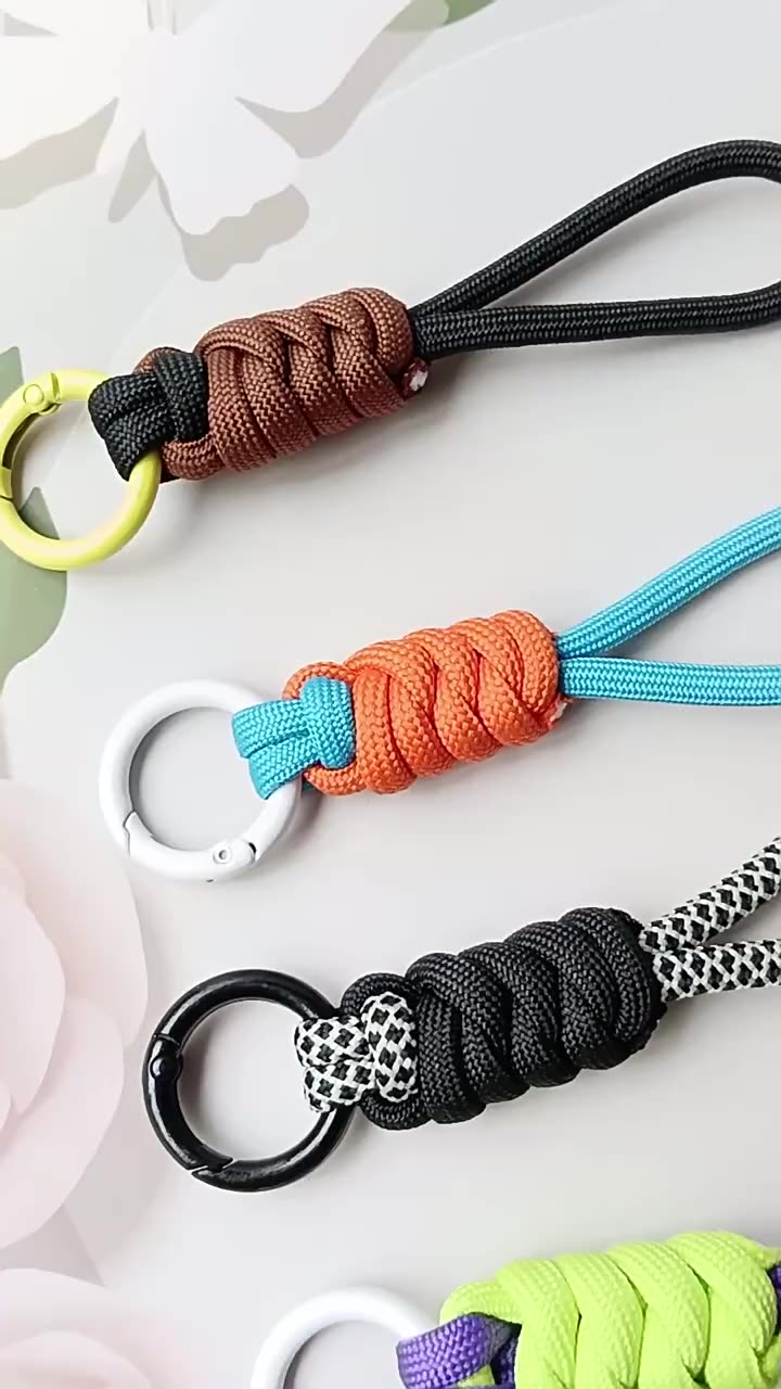 12cm Universal Cell Phone Charm Short Wrist Tangles Strap Anti Lost Keychain Strap Rope With