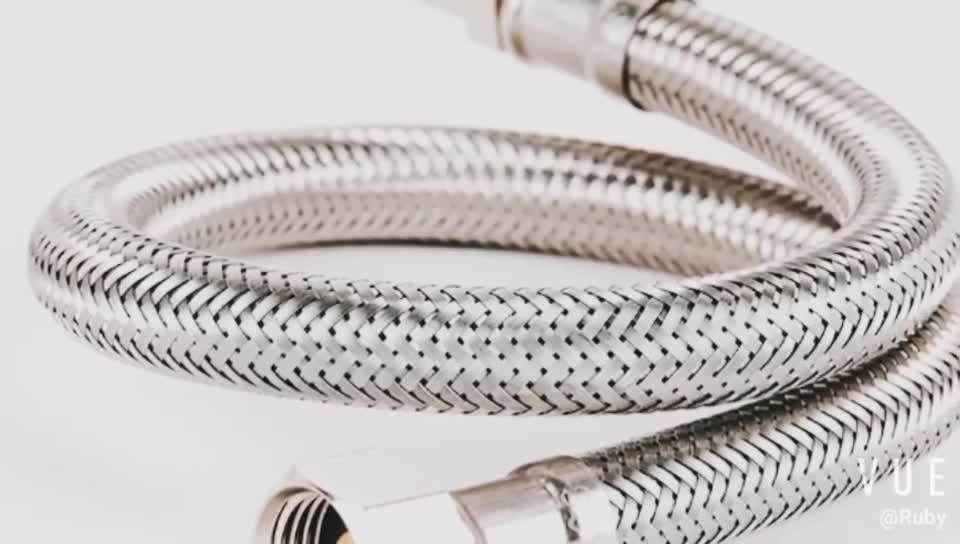 Bradide Stainless Steel Flexible Hot Water Hose Connecting Pipe For
