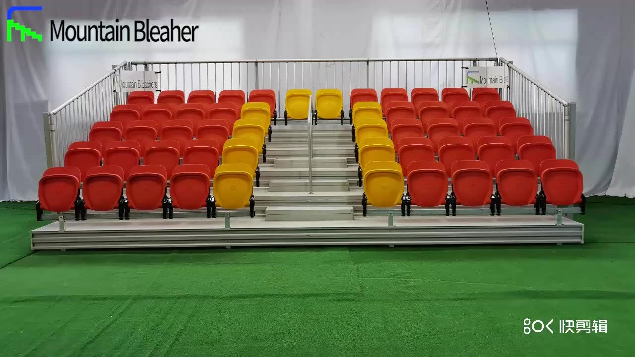 5 Rows Bleachers Outdoor Steel Structure Bleachers Used Bleachers For
