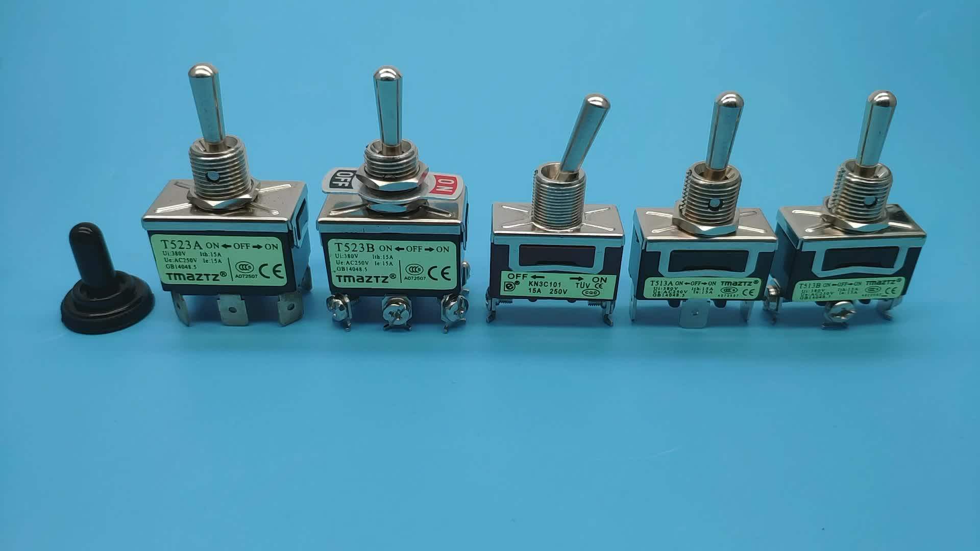 25-Pack ON-OFF Toggle Switches - SPST, 6mm Sub-Miniature - MTS-101 Style, 1/4" Size - Endlessparts