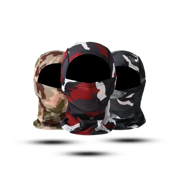 New cross-border motorcycle headgear outdoor dustproof sun riding mask balaclava cap summer tactical camouflage