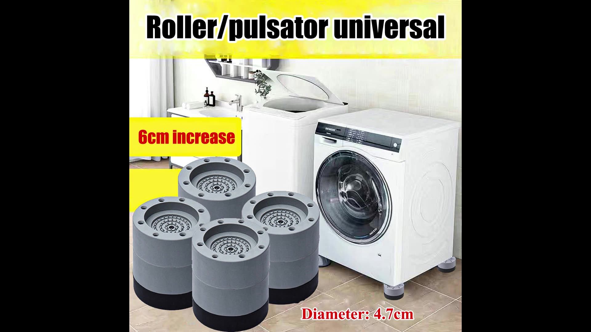 Shock And Noise Cancelling Washing Machine Support,Washer And Dryer
