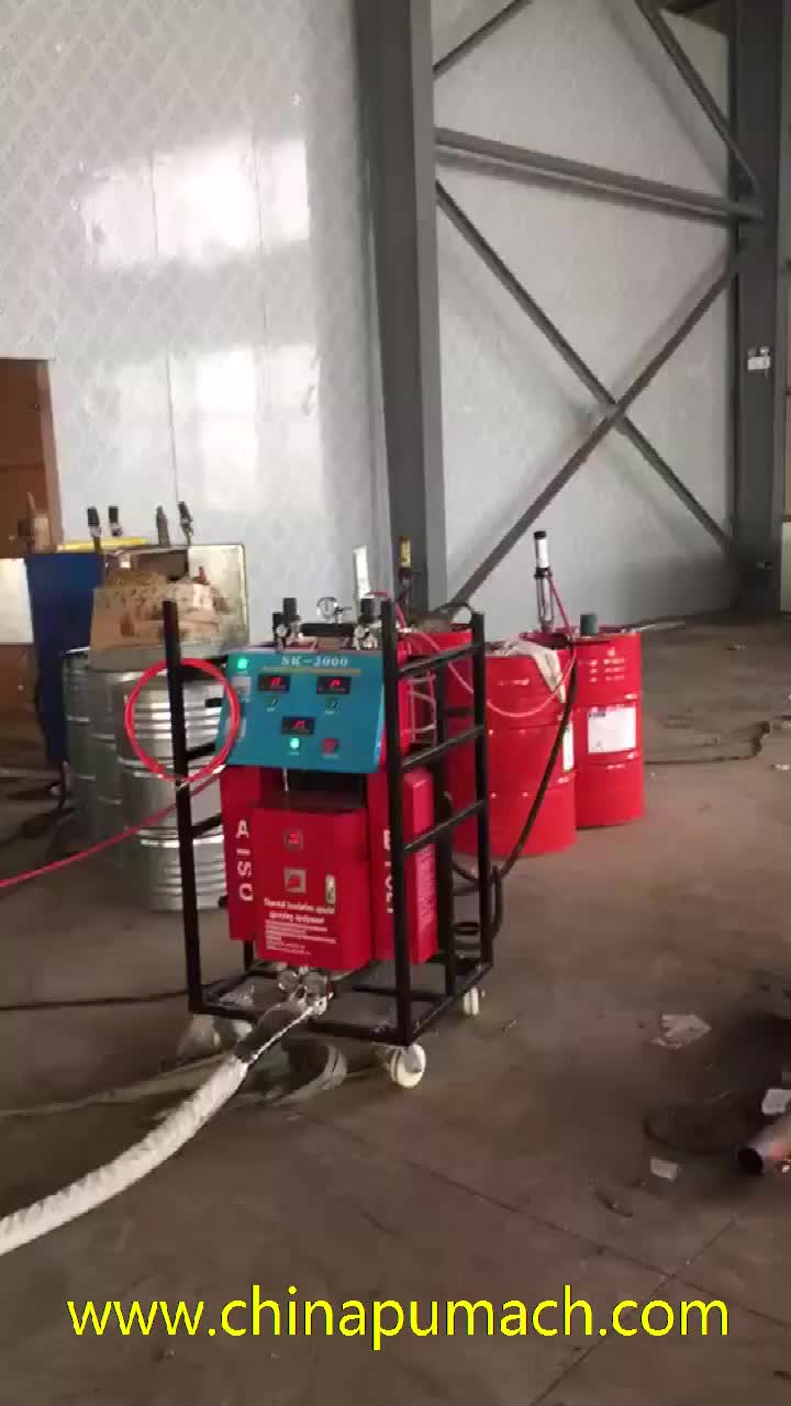 Portable pu polyurethane spray polyurethane foam injection machine