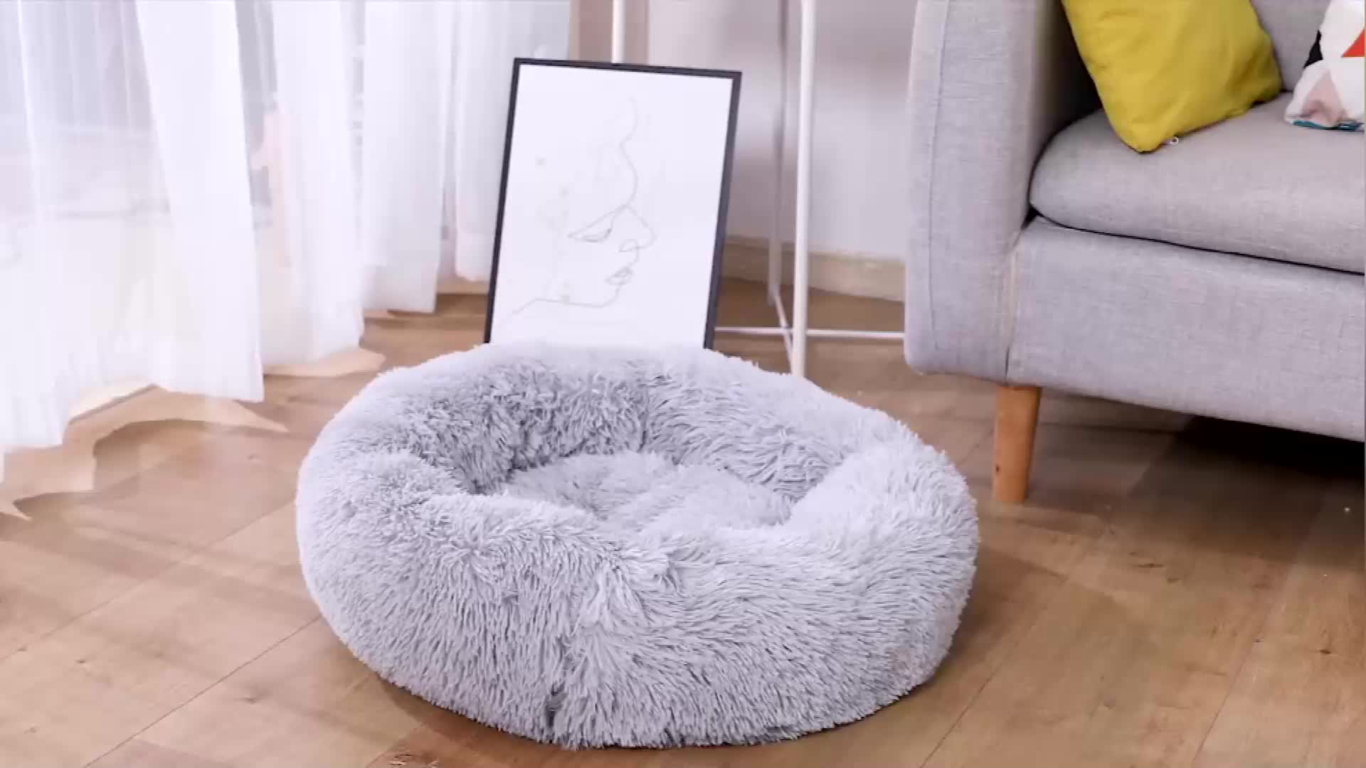 The Dogs Bed Round Sleep Donut Dog Bed Small To Xl Premium Quality