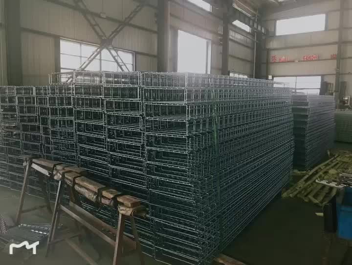 Powder Coated Epoxy Coated 26mm Wire Mesh Basket Cable Tray Support
