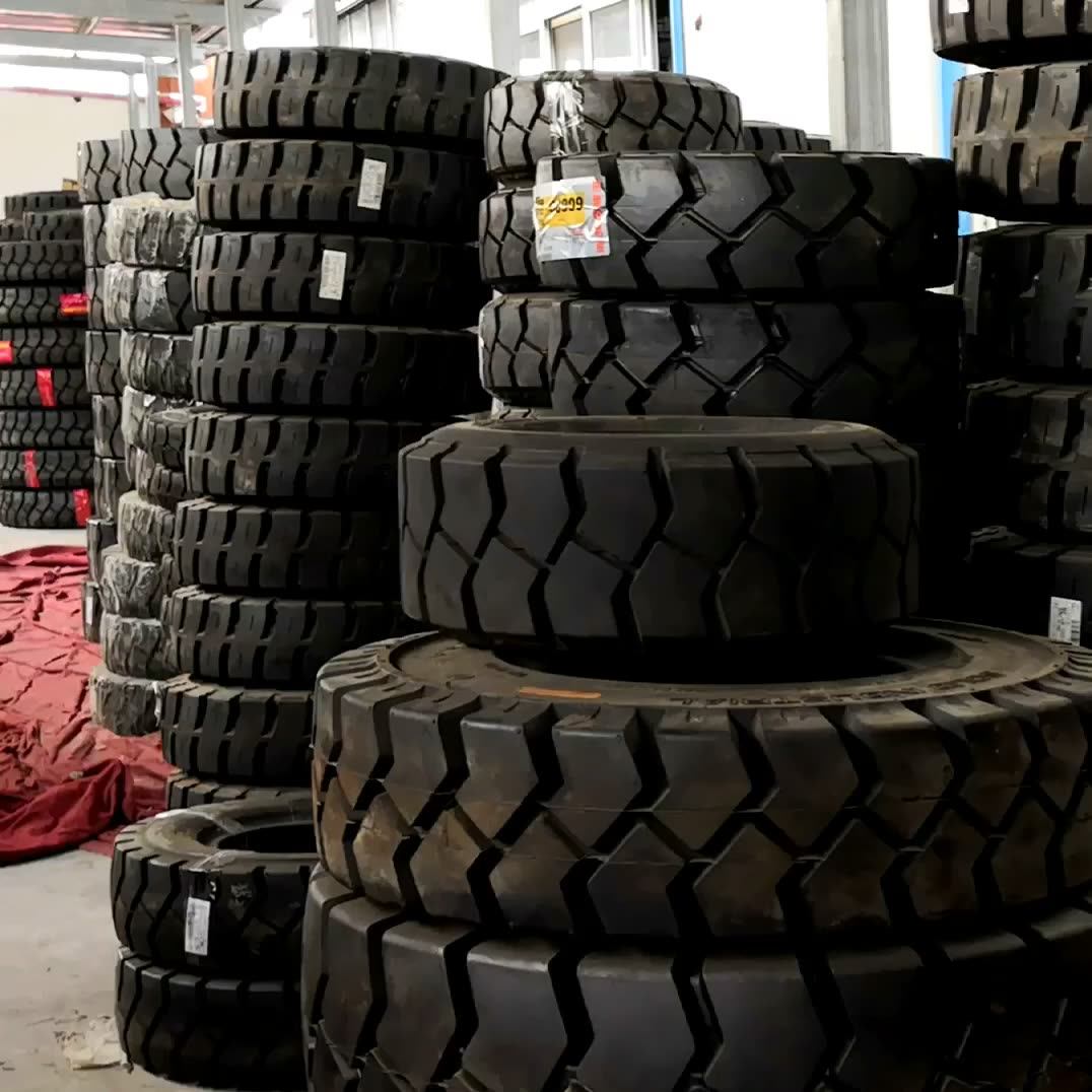 Forklift Drive Wheel Rim Hub Assembly Forklift Tire Solid 28x915 7.00