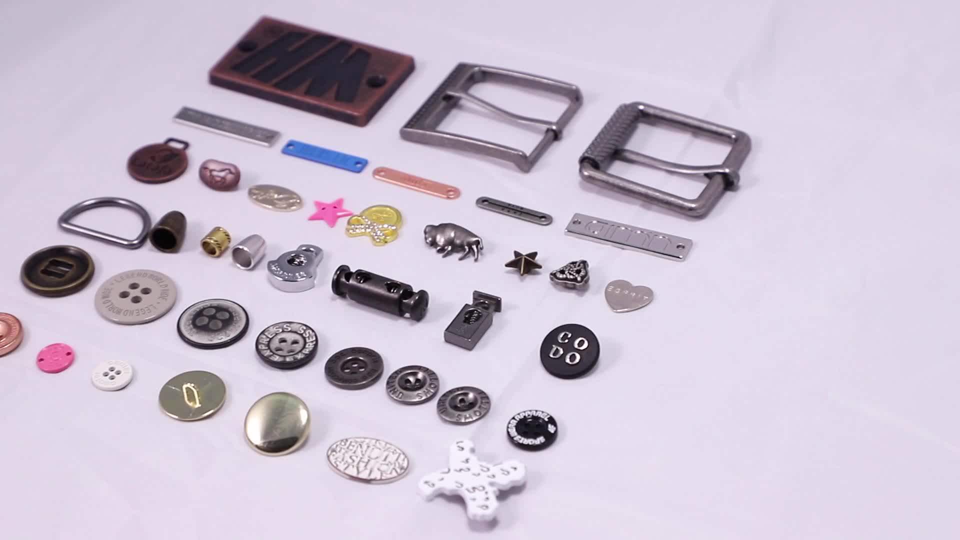 Zinc Alloy Metal Labels Tags Logo Lebels And Two Hole Metal Plates