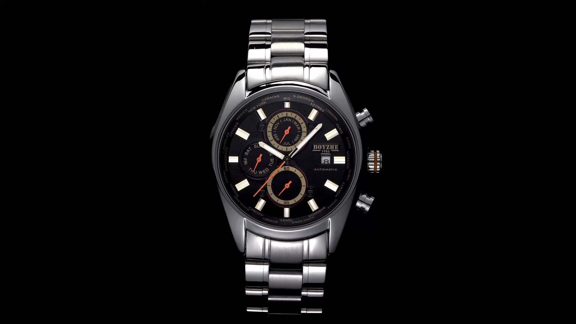 Mens Automatic Mechanical Watches Men Waterproof Watch Top Brand Luxury Male Business Watch main image 0