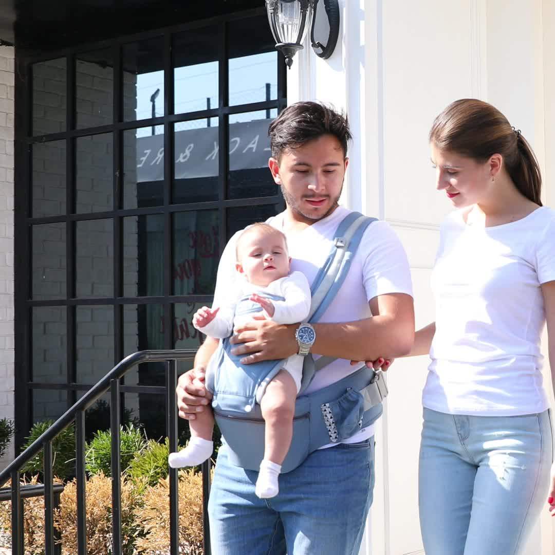 2020 Best Organic Cotton Baby Carrier With Lumbar Support Hipseat Baby