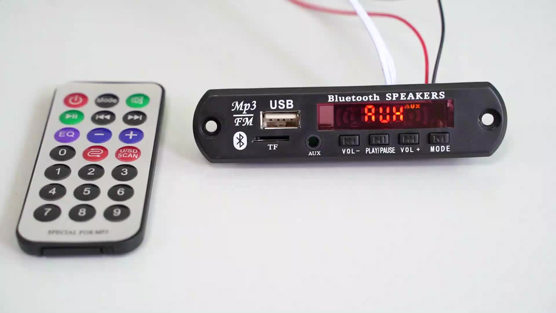 Audio Kit Bluetooth Fm Radio Kit Diagram Micro Tf Card Mini Pcb Usb Mp3