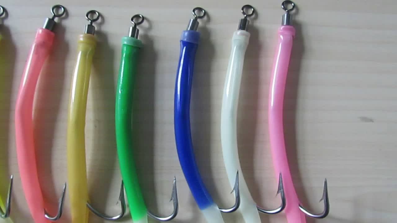 30122 Stainless Steel Fishing Hooks With Different Colours For Fishing