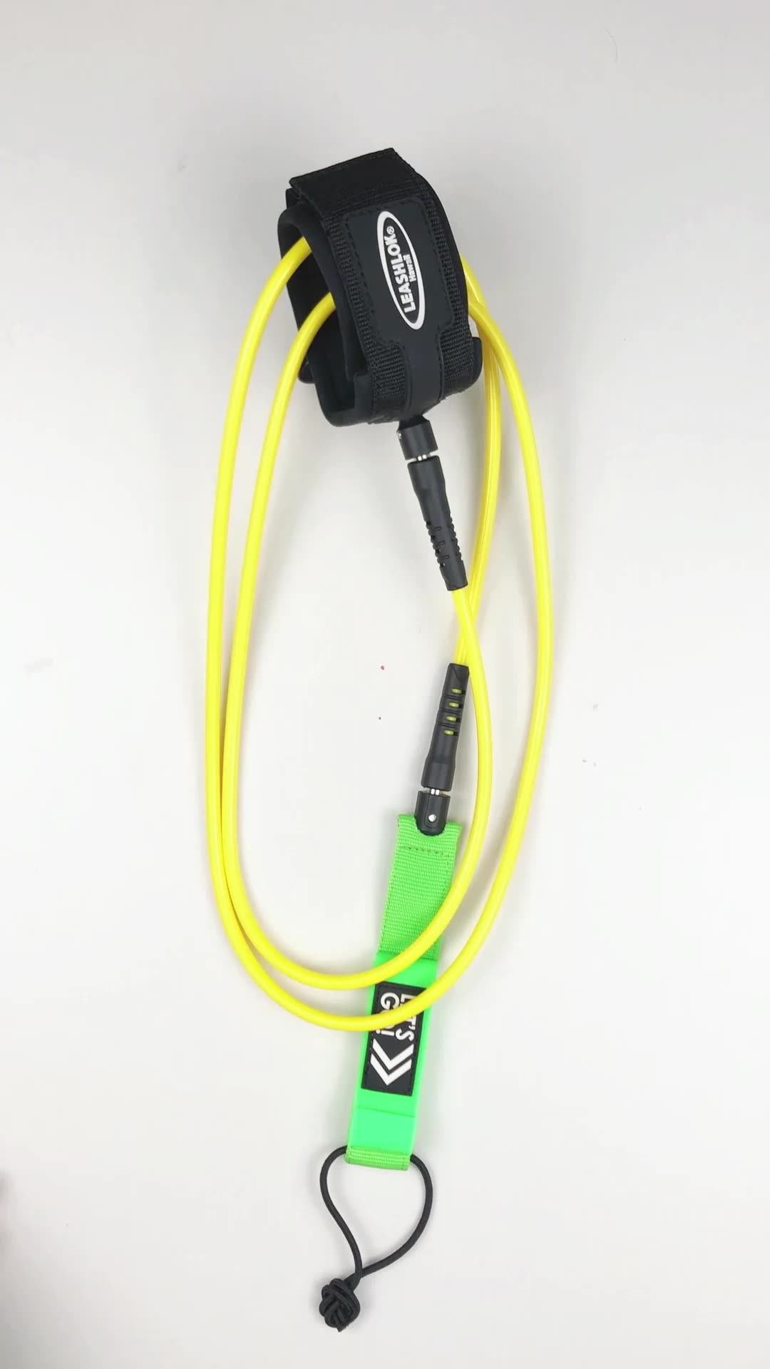Coiled/straight Surf Leash Coiled Board Paddle Foot Leashes Custom