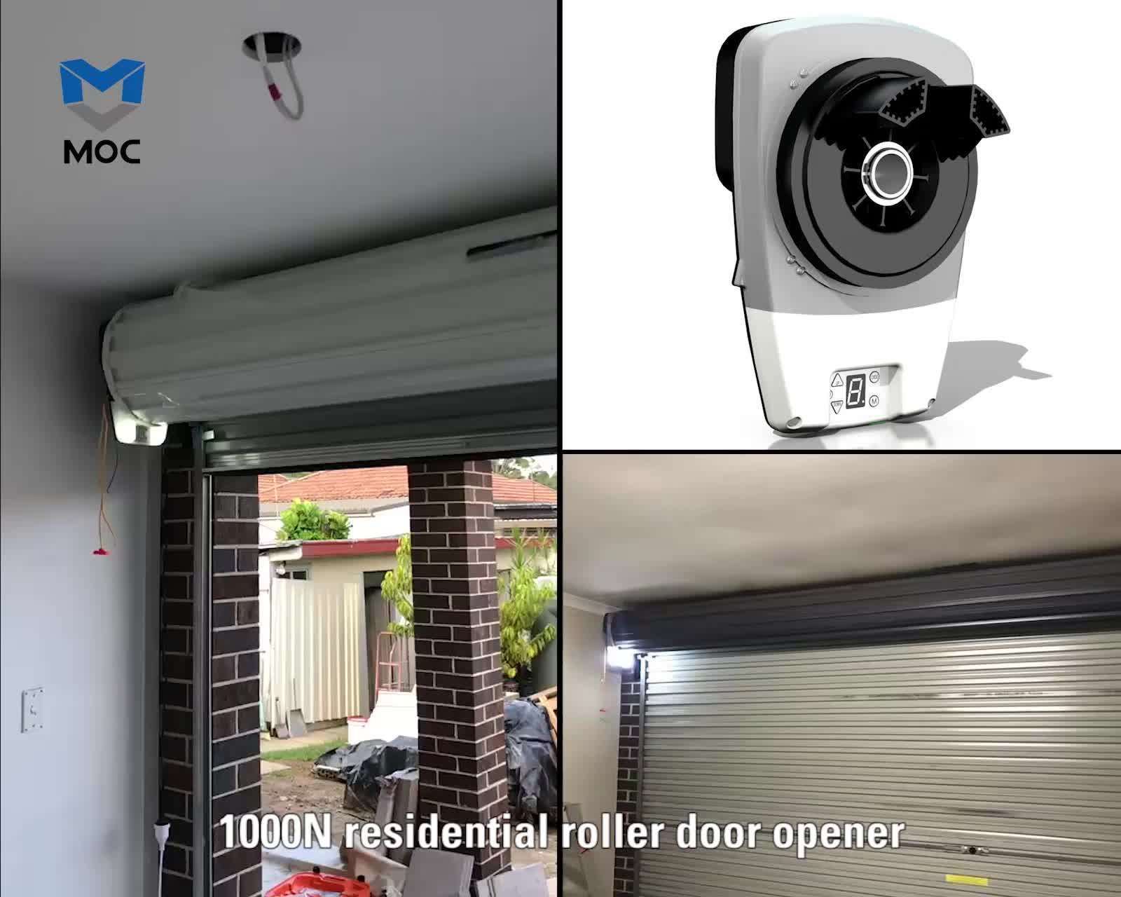 Oem Custom Roll Up Garage Door Opener/motor Garage With Video Remote