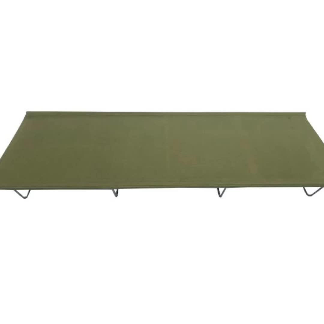 Hot Sell Outdoor Adjustable Compact Army Military Cot Camping Bed