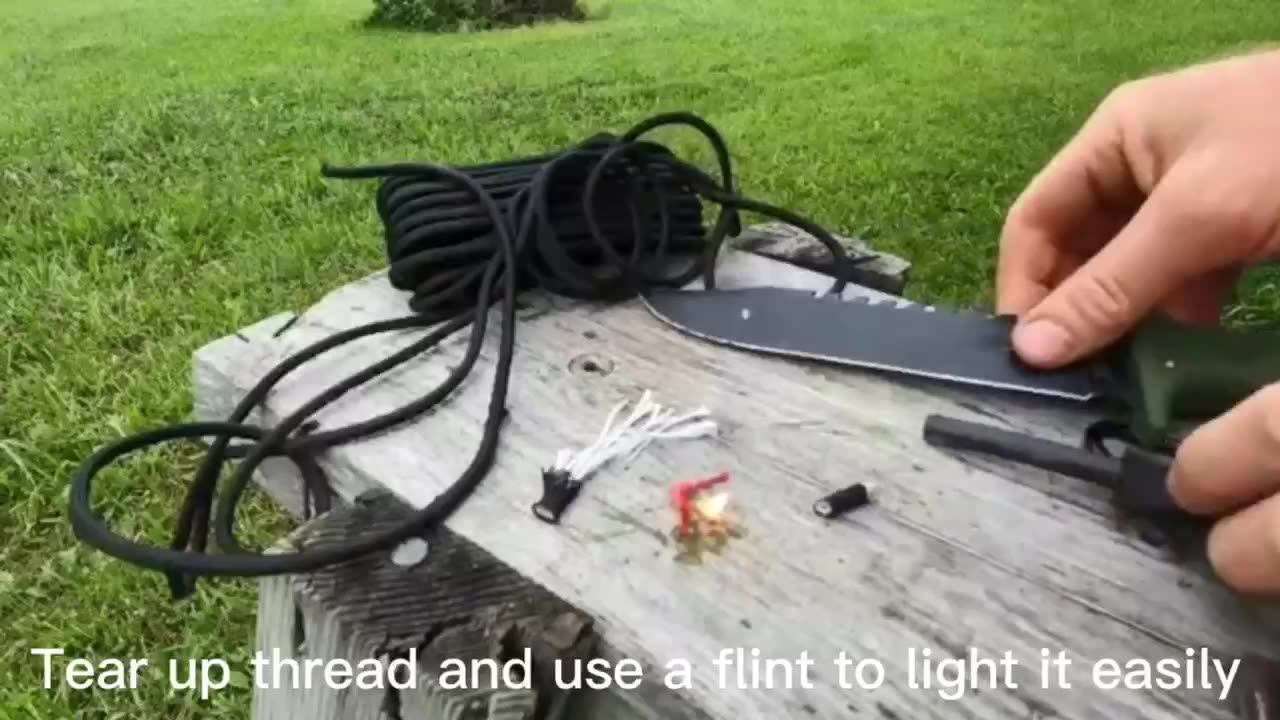 Emergency Tactical Survival Camping Nylon Rope 4mm Paracord Cord 7