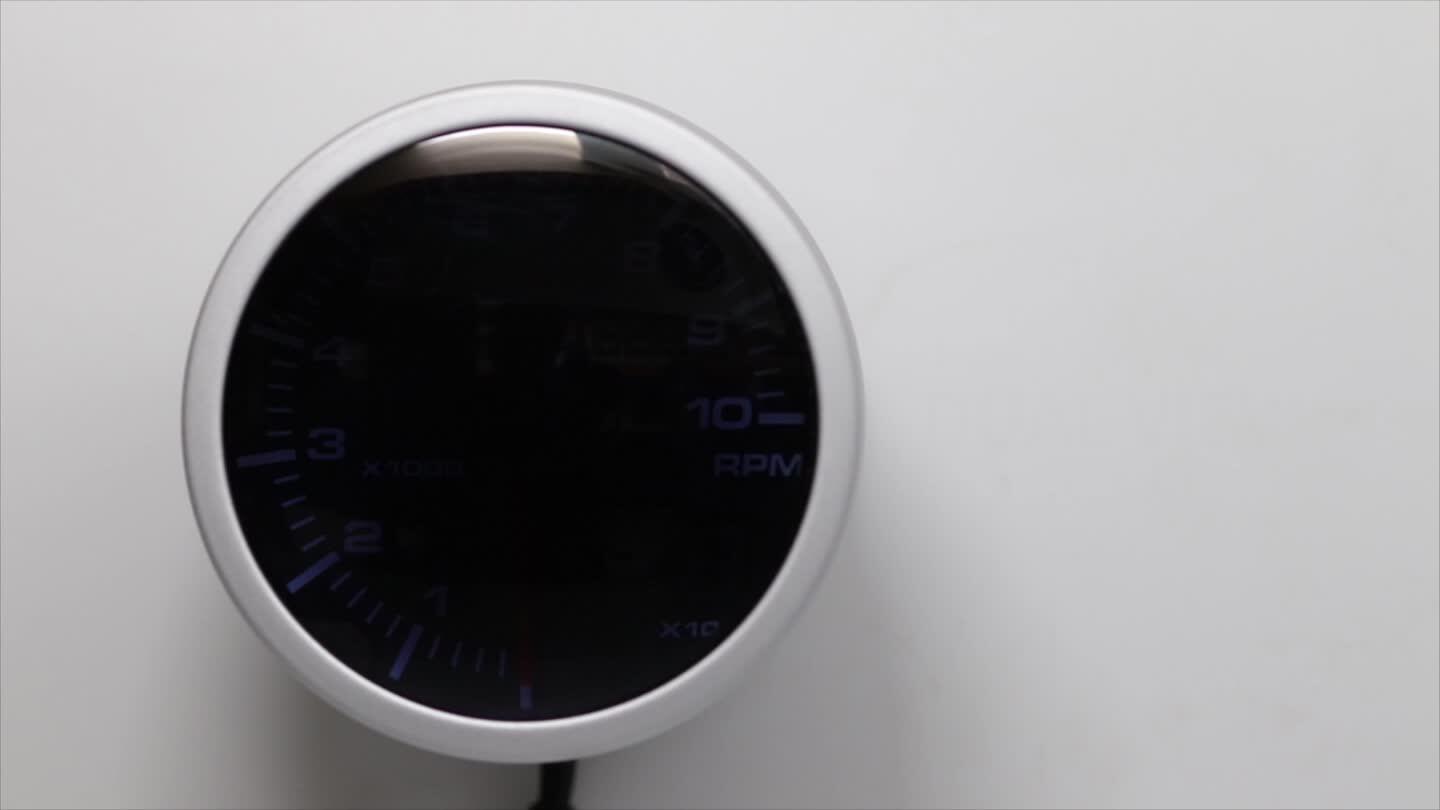 52mm Analog Plus Digital Fuel Pressure Auto Gauge Bar Psi Japanese