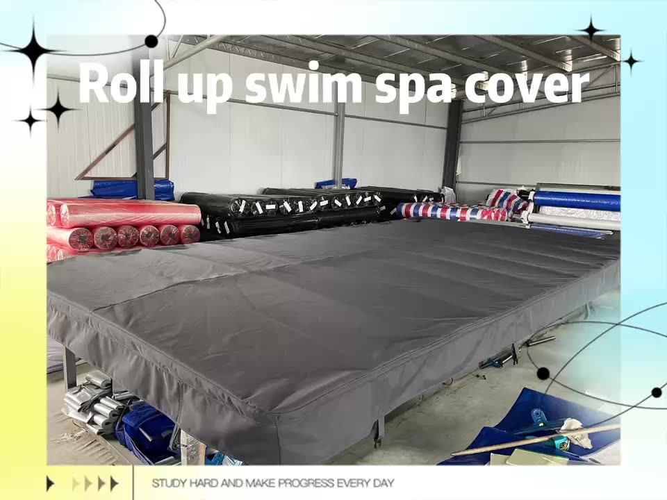Antiuv Spa Cover Roll Up Insulated Swim Spa Hot Tub Roll Cover Buy
